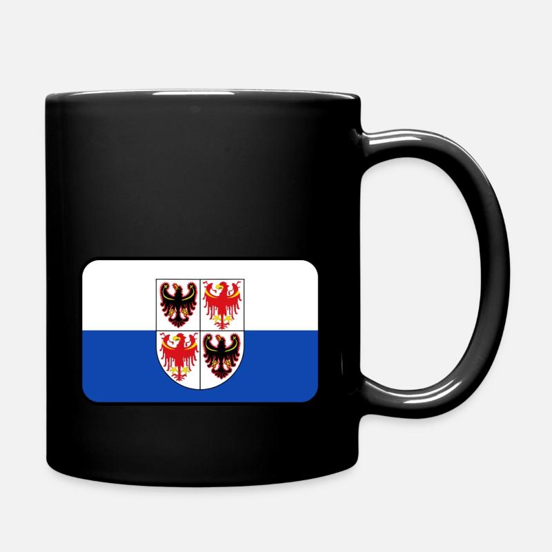 Logo du drapeau du Trentin, Tyrol du Sud - Mug uni - noir