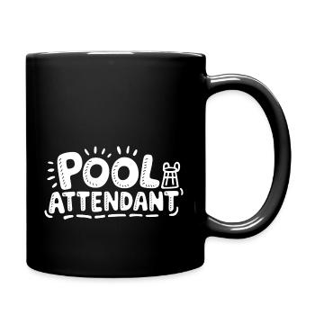 Rettungsschwimmer-Feeling - Tasse einfarbig - Schwarz - Rechts