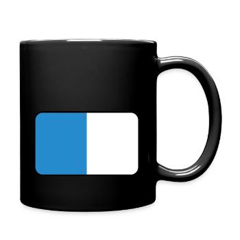 Vignette de drapeau ou logo de Lucerne - Mug uni - noir - Droite