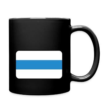 Vignette de drapeau ou logo de Zoug - Mug uni - noir - Droite