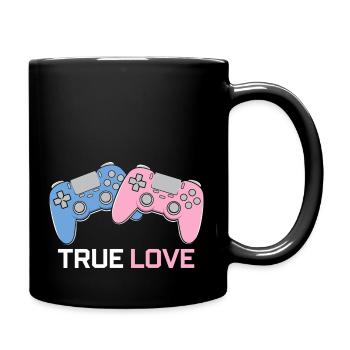 True Love - Mug uni - noir - Droite