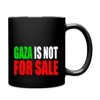gaza is not for sale - Full Colour Mug - black - Right