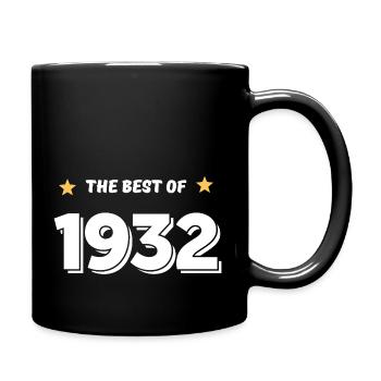 Das Beste von 1932 - Tasse einfarbig - Schwarz - Rechts