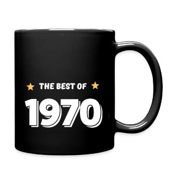 Das Beste von 1970 - Tasse einfarbig - Schwarz - Rechts