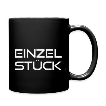 Einzelstück - Tasse einfarbig - Schwarz - Rechts