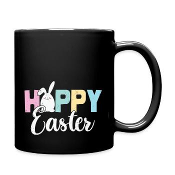 Happy Easter - Full Colour Mug - black - Right