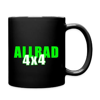 Allrad Offroad-Fans! - Tasse einfarbig - Schwarz - Rechts