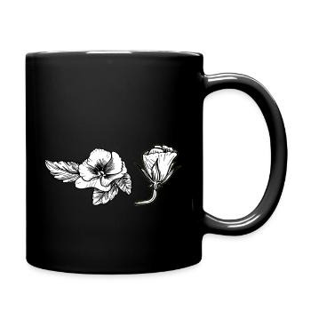 Pensée - Mug uni - noir - Droite