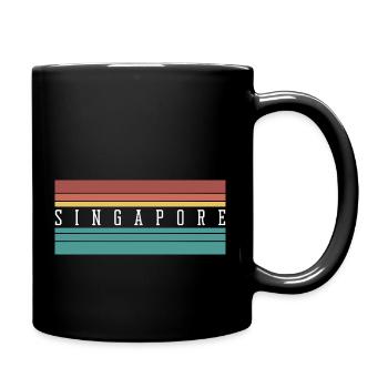 Singapour : Cadeau et souvenir parfaits - Mug uni - noir - Droite