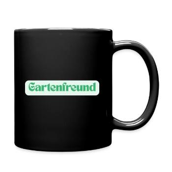 Gartenfreund – weeds know me by name - Full Colour Mug - black - Right