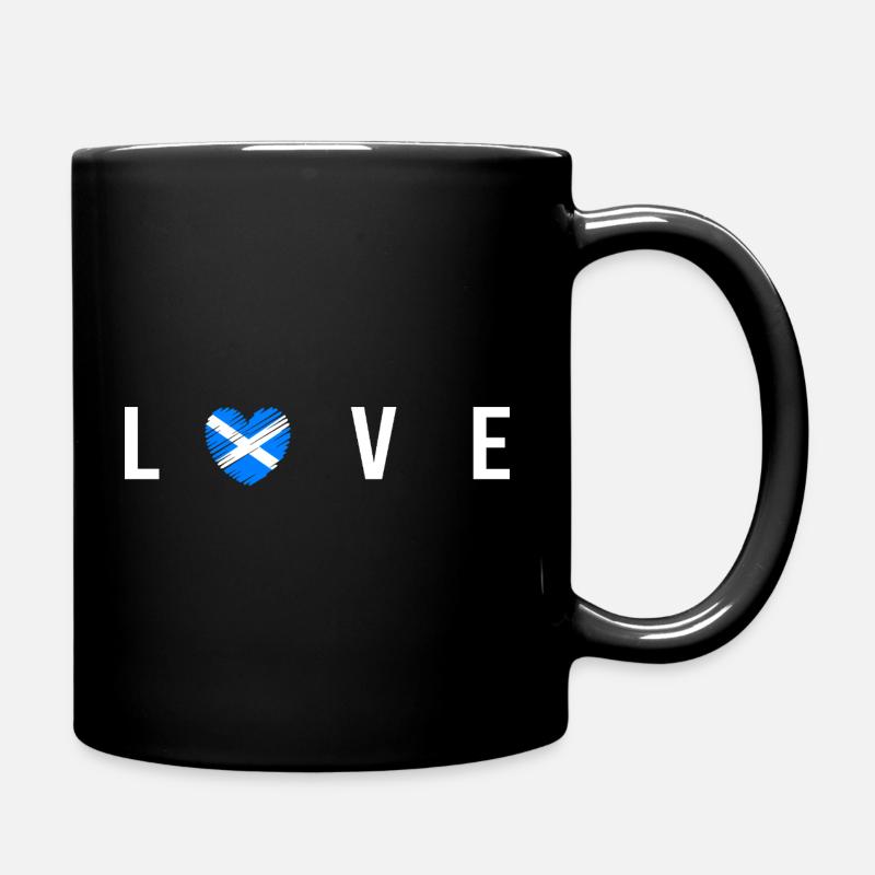 Schottland - Tasse einfarbig - Schwarz