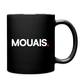 JA | Reaktion des minimalistischen Humors - Tasse einfarbig - Schwarz - Rechts
