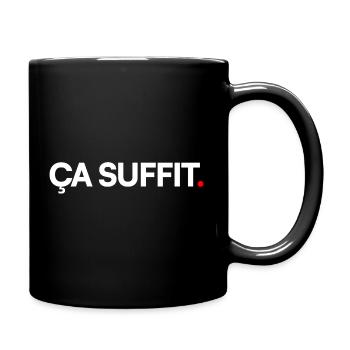 Ça suffit - Mug uni - noir - Droite