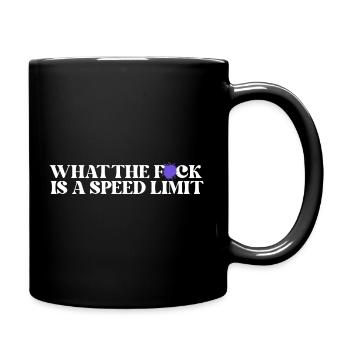 Auto - Tasse einfarbig - Schwarz - Rechts