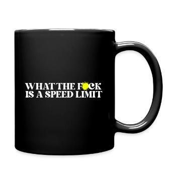 Auto - Tasse einfarbig - Schwarz - Rechts