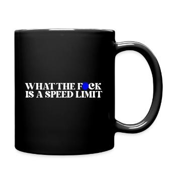 Auto  - Tasse einfarbig - Schwarz - Rechts