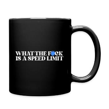 Auto - Tasse einfarbig - Schwarz - Rechts