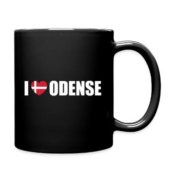 J’adore Odense Danemark - Mug uni - noir - Droite