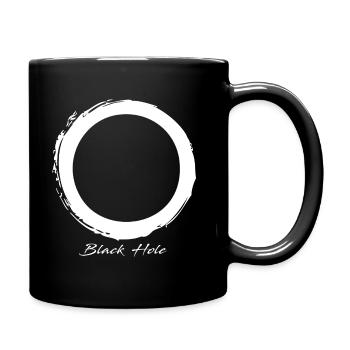 Schwarzes Loch - Tasse einfarbig - Schwarz - Rechts