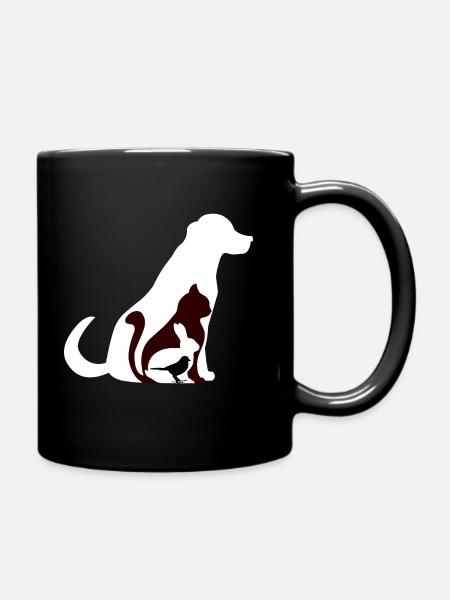 Animaux Quartet - Mug uni - noir
