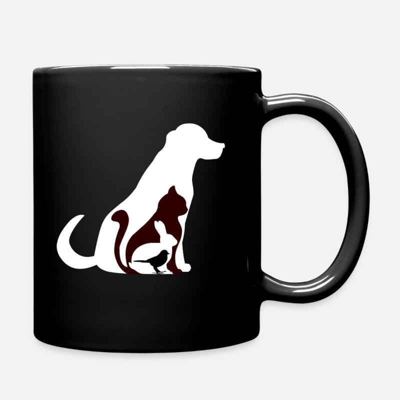 Animaux Quartet - Mug uni - noir