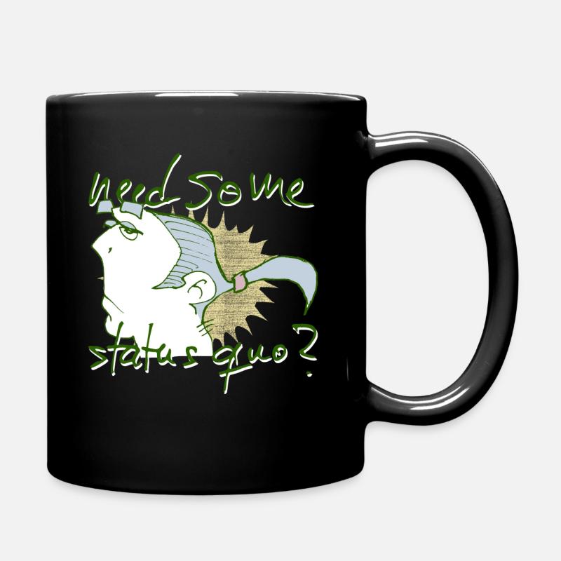 need some status quo? - Tasse einfarbig - Schwarz