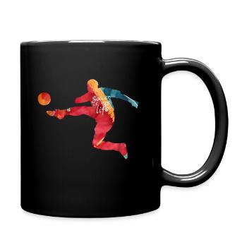 Football match - Full Colour Mug - black - Right