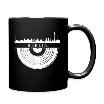 Berlin Music Record - Full Colour Mug - black - Right