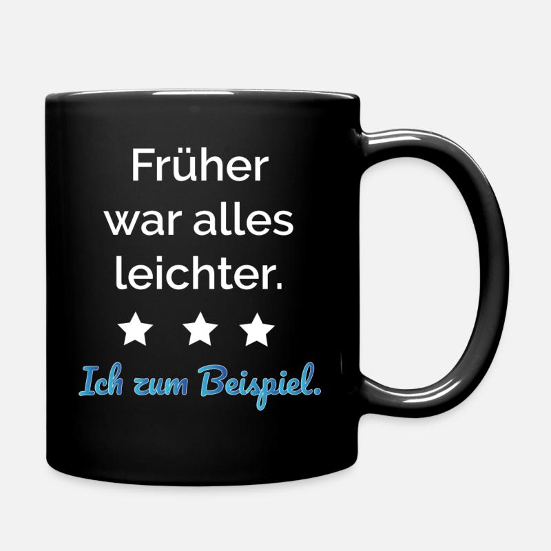 Tout était plus facile, par exemple - Mug uni - noir
