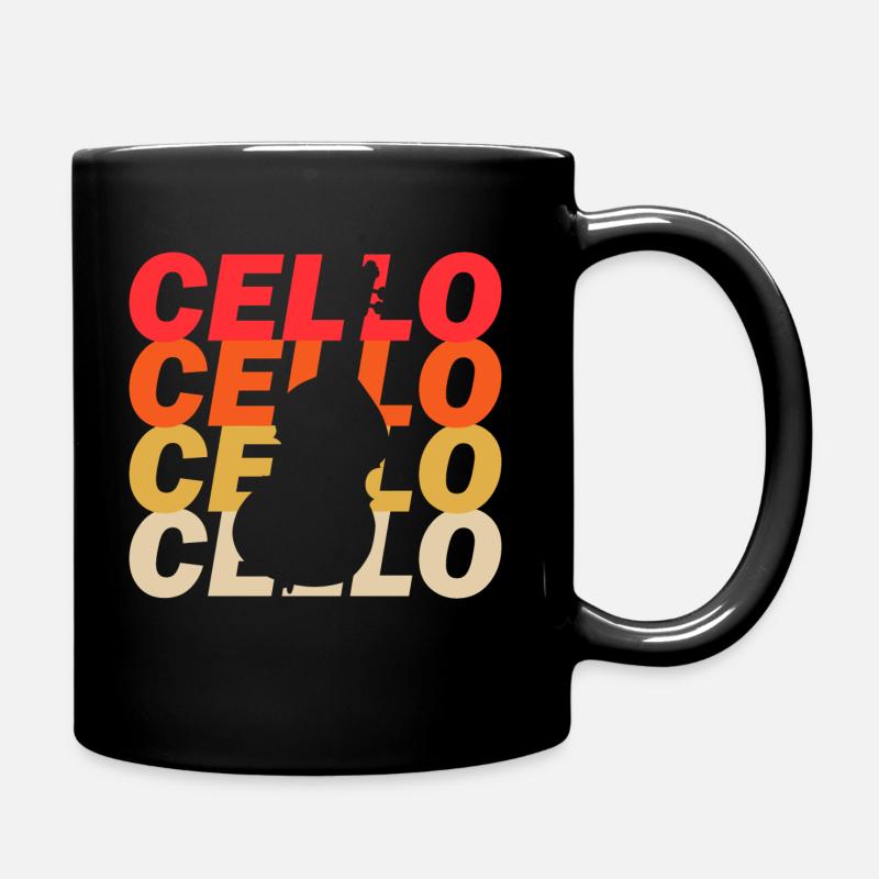 Cello - Tasse einfarbig - Schwarz