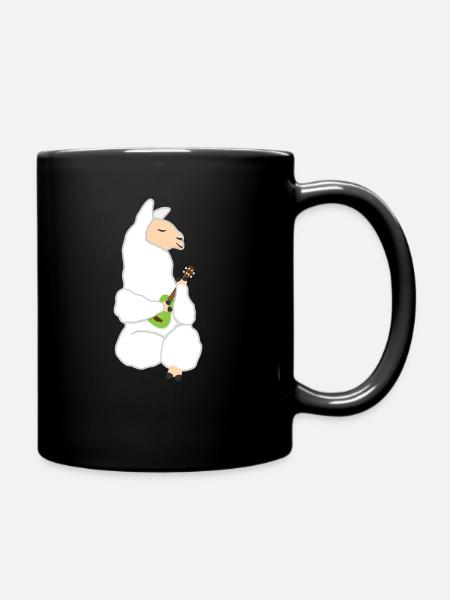 Lama - Mug uni - noir