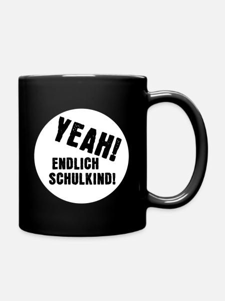 Ouais! Enfin écolier! - Mug uni - noir