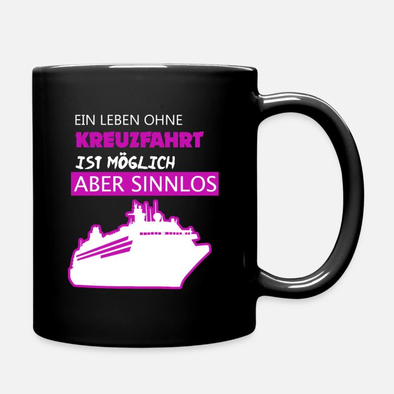 Kreuzfahrt Shirt • Schifffahrt • Schiffsmechaniker - Tasse einfarbig - Schwarz