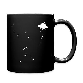 OVNI blanc Orion - Mug uni - noir - Droite