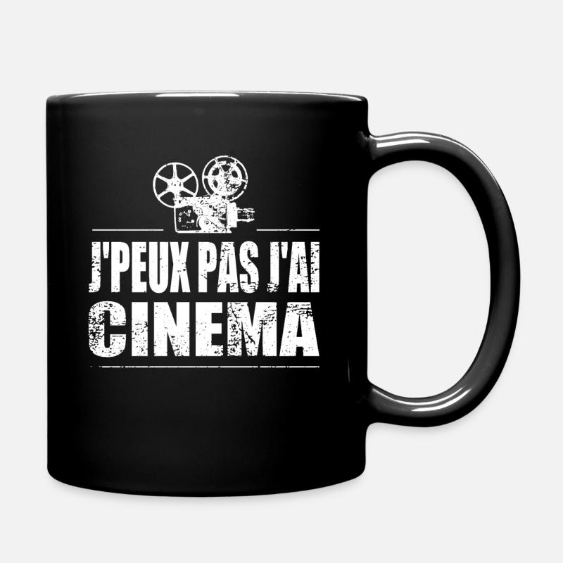 J'peux pas j'ai cinéma - Mug uni - noir