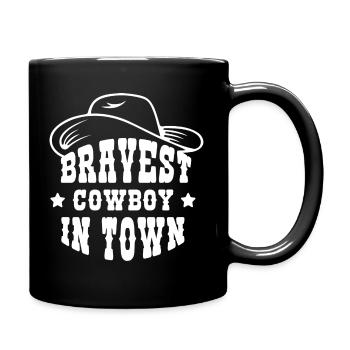 Cowboy Western Wilder West Chapeau de cow-boy - Mug uni - noir - Droite