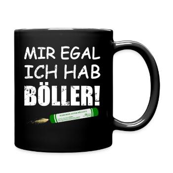Silvester Knaller Pyro - Tasse einfarbig - Schwarz - Rechts