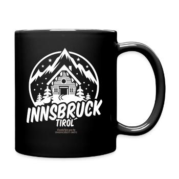 Innsbruck Tirol Austria Ski Resort T Shirt Design - Tasse einfarbig - Schwarz - Rechts