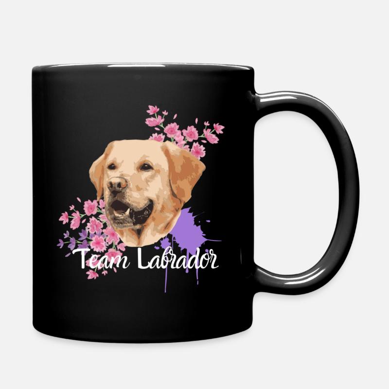 Team Labrador - Tasse einfarbig - Schwarz