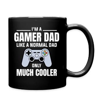 Gamer Dad - père de joueur - Mug uni - noir - Droite