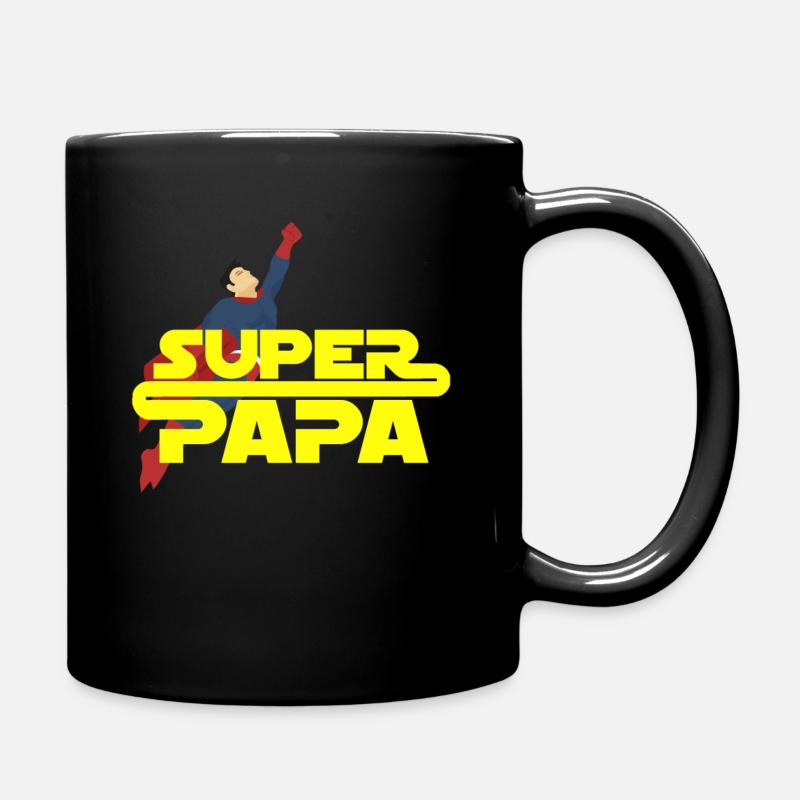 Papa père - Mug uni - noir