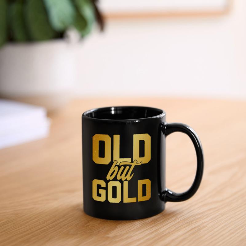 Écriture ancienne mais dorée, dorée, dorée et dorée Mug uni