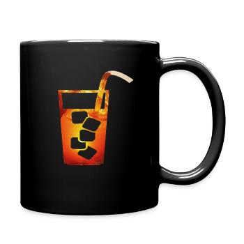 Thé glacé - Mug uni - noir - Droite