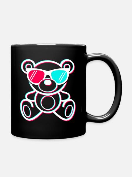 Teddy Ours Tiktok🔴🔵 - Mug uni - noir