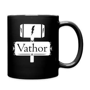 Vathor - Tasse einfarbig - Schwarz - Rechts