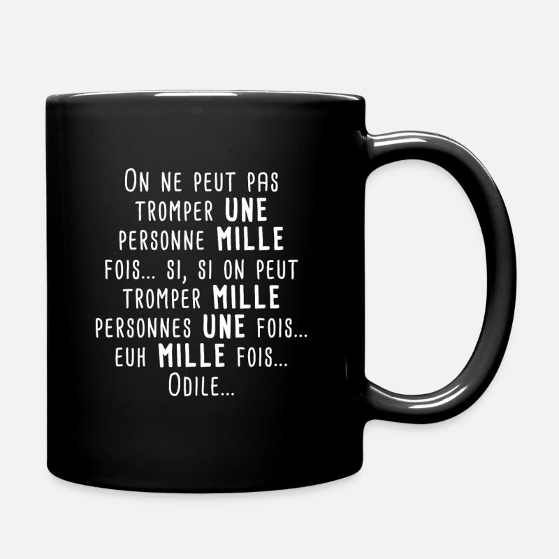 humour proverbe - Mug uni - noir