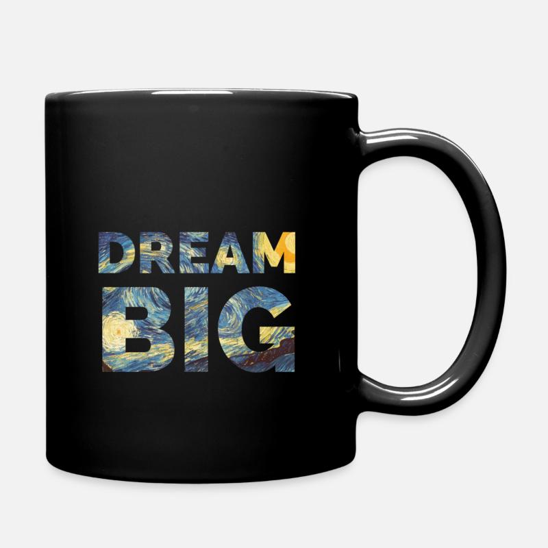 Rêvez grand - Mug uni - noir