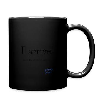 Annonce bébé papa - Mug uni - noir - Droite