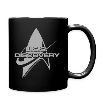 Star Trek Discovery Delta Abzeichen Tasse - Tasse einfarbig - Schwarz - Rechts