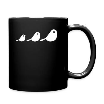 Birds - Full Colour Mug - black - Right